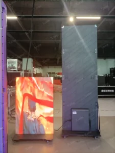 Digital Signage Totem Display LED Poster Screen with Portable Design for Retail Store and Exhibition Use