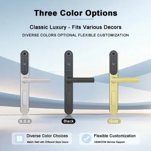 Digital Smart Lock for Home Security 304 Stainless Steel Waterproof Fingerprint Password/PIN Code Card App Control Unlock