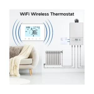 Digital Thermostat Control Battery Operated Smart Wifi Thermostat Gas Boiler Baterie Wifi Temperature Control Android Thermostat