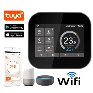 Digital Thermostat With Lcd Display Programmable Wifi Temperature Humidity Sensor for Smart Home