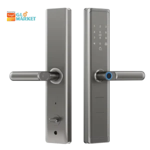 Digital Tuya WiFi Smart Cerraduras Inteligentes Fingerprint Door Smart Locks Handle for Wood Door