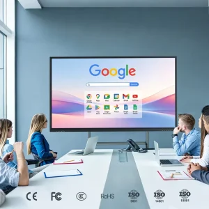 Digital Whiteboard 4k Display 55 65 75 86 Inch Interactive Flat Panel Multi IR Touch Screen Smart Board