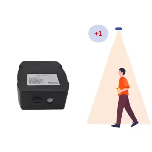 Dingtek Smart Wireless DC500 Passage People Counter with PIR Sensor 5m Range Low Price People Counting Sensor