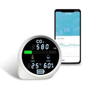 Dioxide Detector Co2 Meter Sensor Monitor Air Quality Monitor WIFI Mini Handheld Portable Ndir Co2 Carbon Household 110V 230V