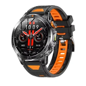 Direct Factory AK93 Smart Watch Men 1.53″ Screen 128M Memory IPX8 100+ Sports Modes Heart Rate SpO2 Blood Pressure Monitor 5 10