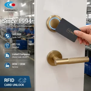 Direct Factory Hotel Door Lock Smart Hotel Electronic Lock Door Lock for Hotel Rfid Door Lock Hotel Smart Locks with Free System