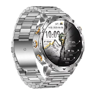 Direct Factory Newest Rugged Smart Watch 1.7″ Large HD 1100mAh BT Call GPS Calendar Email IP68 Waterproof Outdoor