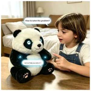 Direct Manufacturer AI Plush Toys 60 Languages ChatGPT LED Emotional Eyes Plush Toy Interactive Pelucia Early Education for Kid