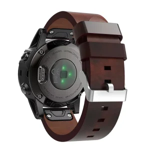 Direct Supply High-Class Genuine Cow Leather Strap Quick Fit 22mm GM-L12 Premium Fashion Smart Watch Band Made in China