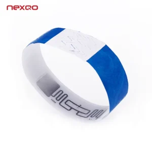 Disposable Paper Nfc Wristband RFID Smart Chip Bracelet for Concert