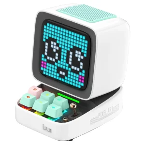 Divoom Ditoo Pro Retro Pixel Art RGB LED BT Speaker App & Voice Control Fun Gadget Smart Alarm Perfect Gift Idea