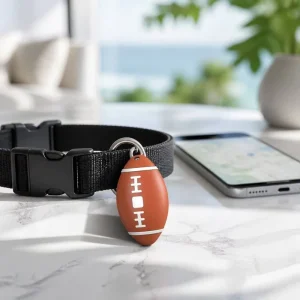 Dog & Cat GPS Locator Smart Collar with GPS Receiver Waterproof Design Real Time Tracking Via Bluetooth for IOS Android