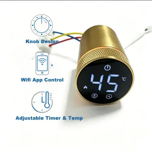 Dom Towel Warmer Electric Heating Element for Heated Towel Rail Thermostat Temperature Control Switch