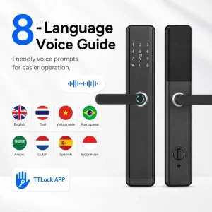 Door Lock Cerradura Inteligente Biometric App Remote Control Keyless Entry Smart Digital Door Lock