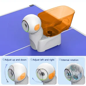 DoraSmart Pro AI Table Tennis Robot Portable Ping Pong Ball Machine with Variable Spin and Placement