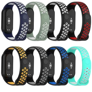 Double Colors Silicone Smart Sport Bracelet Wristband for Xiaomi Mi Band 8 Pro Smart Watch Replacement Straps