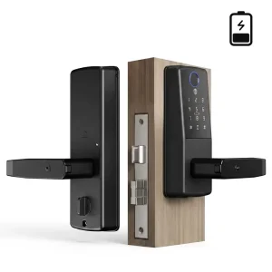 Double Latch Touch Key Card Reading Indoor Anti lock Long Battery Life Smart Lock