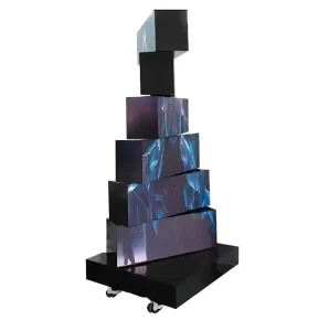 Double Sided Customization Rotating Ten layer Design Multi scenario Application GOB COB SMD Smart Creativity LED Display Screen