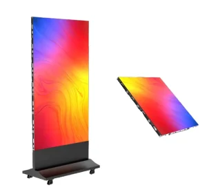 Double-Sided Indoor LED Poster 640*1920mm LED Display Screen Digital Signage Advertising Display Panel Commercial Video Wall