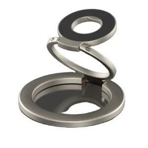 Double Sided Magnetic Metal Ring Holder Lightweight Folding Desktop Phone Holder