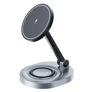 Dropshipping Magnetic Wireless Charger, 2-in-1 Portable Fast Charger for iPhone