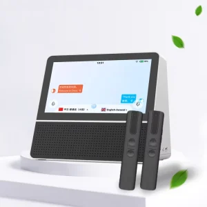Dual 7.0 Inch Touch Screen Smart AI Language Translator 5G Offline Online Real Time Voice Video Translation Black White