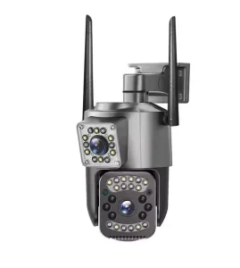 Dual Lens 1080P Wireless Smart Video CameraS Home Outdoor Security 4MP 4G CCTV Surveillance IP PTZ Video Camera 6MP WiFi