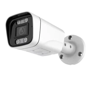 Dual Light Leds Color Night Vision Outdoor 4K 8MP POE Bullet Network Camera With Audio Microphone