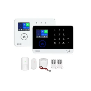 Dual Network Portable Home Security 4G LTE WiFi Alarm System Infrared Motion Sensors Tuya Control 433MHz Water Resistant App