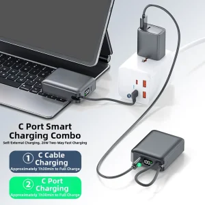 Dual Port Output Power Bank ABS PC Shell Multicolor Stylish Pocket Power Bank for Personal Daily Carry