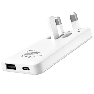 Dual Port Slim Travel Charger for Smartphone Daily Use