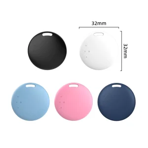 Dual System GPS Air Tracker Tags Compatible with Apple Find My (iOS) & Google Find Hub (Android) Device for Pet Luggage Keys