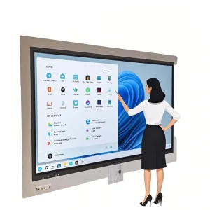 Dual System Interact LCD Display 55 85 86 Inch Multi Touch Flat Panel Smart Board Interactive Whiteboard