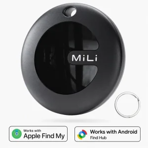 Duo Keyring Dual System Portable Mini Baggage Luggage Tracker with GPS Wi-Fi for Find My Network Smart Air Tag for Key Bag
