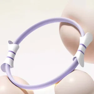 Durable Smart Fitness Equipment Handles Ring Plastic Pilates Rings at Home with Bag Packaging
