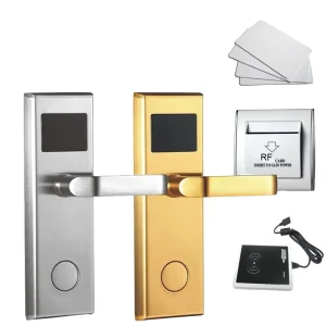 Durable Waterproof Electronic Hotel Door Lock RF Card Key Card Smart Rfid Hotel Lock System with TTlock TThotel Software