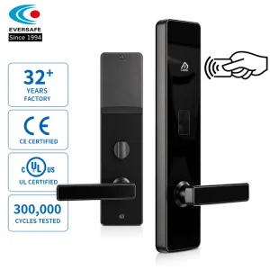 Dust Proof Steel 304 Hotel Door Lock System RFID 13.56MHz Smart Card Access with Free Software for Hotel & Dormitory UL