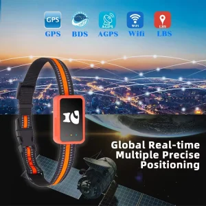 E SIM Card Pet GPS Tracker 4G Dog Collar with Real Time Positioning Waterproof Smart APP Dog Cat Locator
