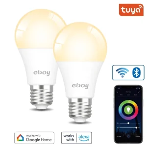 E26 A19 2700K 9W 800LM ETL Wi-Fi App-Controlled Dimmable LED Smart Home Light Bulb