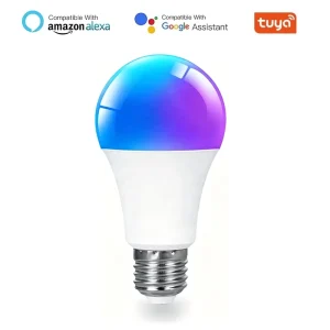 E26 E27 B22 A60 A19 9W 12W 15W RGB CCT Multicolor WiFi Voice-Controlled Smart Home Dimmable LED Bulb