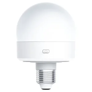 E26/E27 Smart Light Bulb, USB Rechargeable, with Remote Control, 2700K–6500K RGBCW + CCT LED Bulb