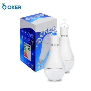 Rechargeable Emergency Smart LED Globe Bulb E27 7W 9W 12W 15W 18W 28W, Smart LED Bulb with Rechargeable Battery
