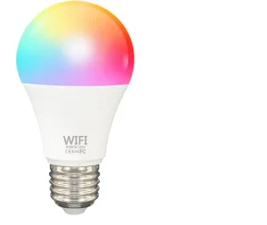 E27 9W RGB Smart LED Bulb, Wireless Remote Control, Aluminum, AC, Bedroom Reflector Type