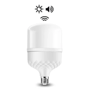 E27/B22 5W 7W 10W 20W 30W 40W LED Sensor Light Bulb, Motion Sensor Smart Lighting Bulb, Sound/Human Radar LED Smart Bulb