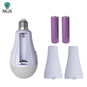 New Factory Price E27/B22 AC165–265V Emergency Rechargeable Smart LED Light Bulb