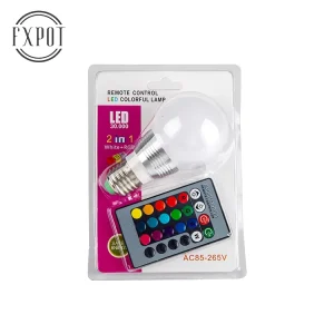 Custom Smart LED Light Bulb, Bedroom Remote Dimming, E27/B22/GU10, 5W Aluminum RGB LED Bulb
