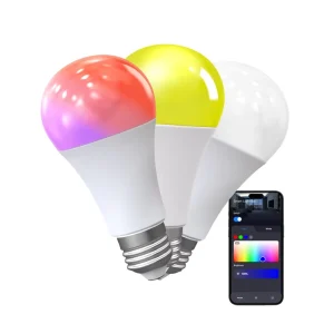 New E27 E26 Creative RGBCW Multicolor Remote-Controlled LED Smart Dimmable Light Bulb, Wi-Fi Alexa Smart Home Kit