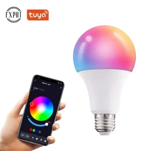 Factory-Direct Smart LED Bulb, Bluetooth Remote App Control, E27 RGB Color Dimming, 10W