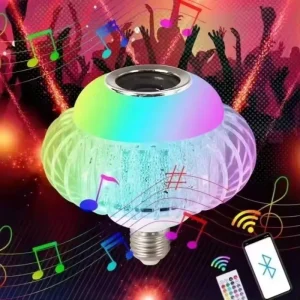 E27 Smart RGB RGBW Wireless Speaker Bulb 85-265V 15W LED Lamp