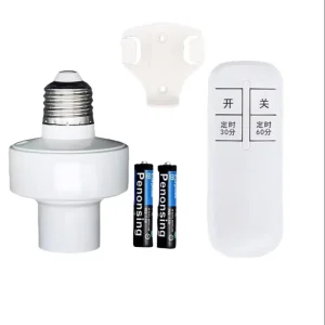 E27 Wireless Remote Control Lamp Smart Home System Application with Smart Timer Switch Home Lighting